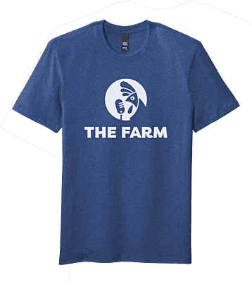 Farm Tri-Blend T-Shirt - Blue