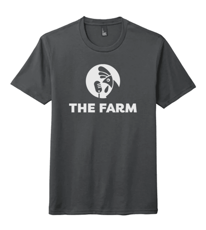 Farm Tri-Blend T-Shirt - Charcoal Farm Tri-Blend T-Shirt - Charcoal